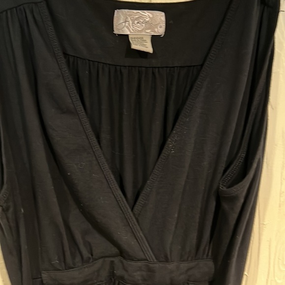 J Valdi Little Black Dress V Neck XL - Picture 2 of 10